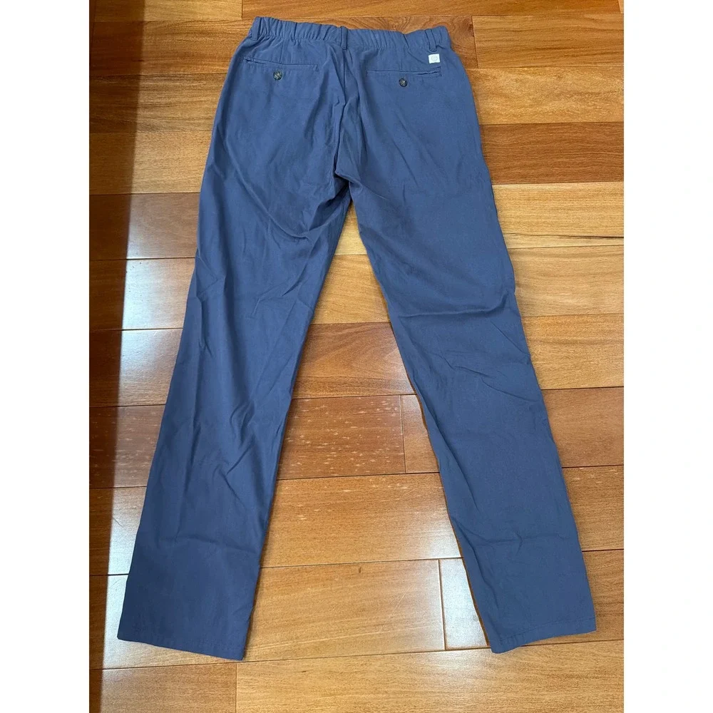 NWT Marine Layer Breeze Saturday Chino Mens Blue India Ink Tall Medium